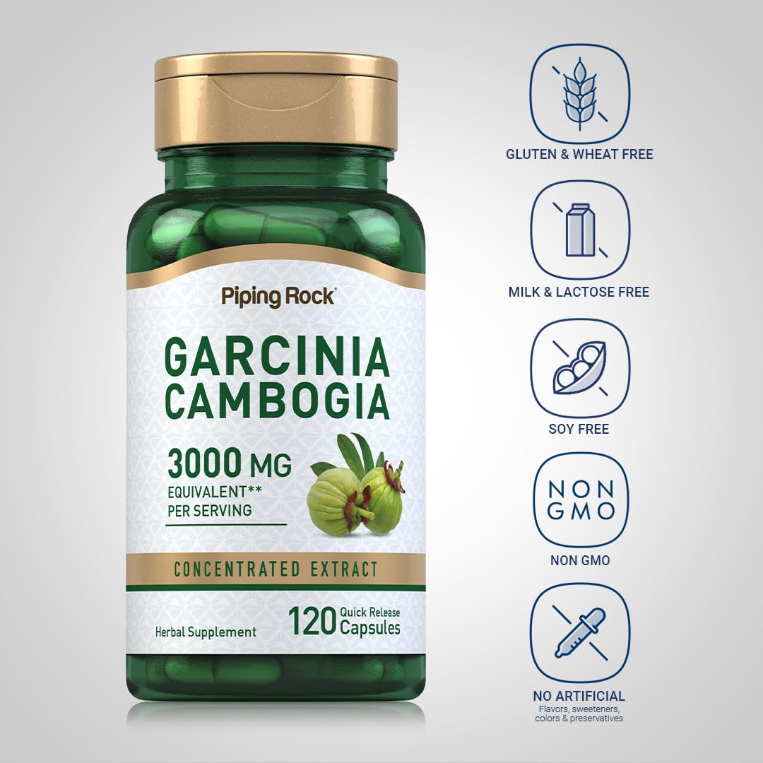 Amazon.com: Piping Rock Garcinia Cambogia Extract Capsules | 120